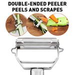 Topika 3-Piece Vegetable Peeler Set Stainless Steel Potato Peeler