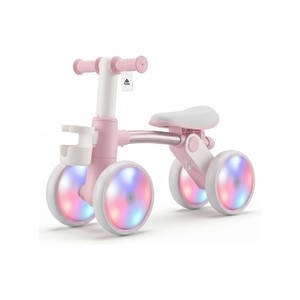 Topika Toddler Bike Balance Bike with Light Up Wheels