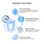 Topika Foldable Travel Potty Seat for Toddlers, Round & Oval Toilets