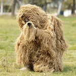 Topika - Ghillie Suit 6 Piece Set Camo Hunting Clothes for Adults, One Size