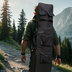 Topika-Tactical Rifle Bag,Double-Layer Padded Long Gun Case,Waterproof 800D
