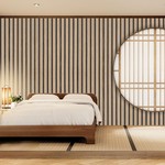 Topika Wood Grain Self Adhesive Wallpaper with Tools 10m x 45cm