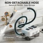 Topika - Steam Cleaner High Pressure Steam Cleaner, Hand Held, 1200Ml