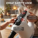 Topika - Steam Vacuum Cleaner, 1200W Hand Held Steam Cleaner, High Pressure