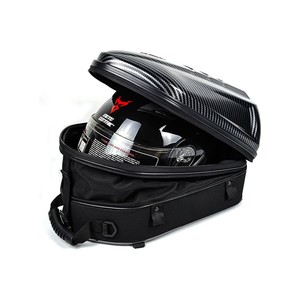 Motocentric Hard Shell Motorcycle Backpack, Waterproof Motorcycle Tail Bag