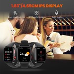 Topika Bluetooth Calling Smartwatch,IP67,120 Sports Modes,Sleep Track