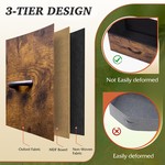 Topika - Fabric Dresser 5 Drawer Tall Dresser for Bedroom, Closet Organiser