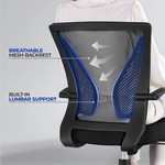 Topika Lite 200 - Ergonomic Mid-Back Mesh Office Chair & Adjustable recline