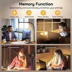 Topika - LED Desk Lamp With Clamp, USB Powered, 360 Gooseneck, 3 Colour
