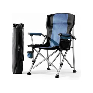 Topika - Outdoor Portable Folding Camp Chairs Heavy Duty Fishing Chair