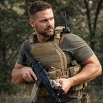 Topika - Heavy duty Tactical Vest 1000D Nylon Vest with MOLLE Pouches