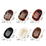 Topika - Flat Hair Clips for Women, Claw Clips for Thick & Thin Hair, 6pcs