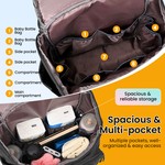Topika Diaper Bag Backpack Multi-Function Baby Travel Bag