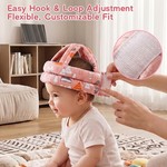 Topika Baby Safety Helmet Set with 4 Knee Pads for Crawling and Walking