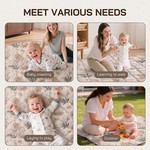 Topika Baby Play Mats, 3cm Padded Foam Floor Mat for Baby