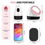 Topika - Mini Heat Press Machine for T-Shirts, Mini Iron Heat Press for DIY