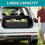 TopikaAuto - 100L Car Trunk Storage Organiser, Foldable Car Boot Organiser