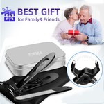 Topika-Nail Clippers Set 2pcs, Wide Jaw Heavy Duty Stainless Steel Cutter
