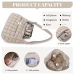 Topika Puffer Bag Quilted Crossbody Shoulder Bag for Women
