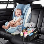 Topika - Car Back Seat Organizer, Seat Storage for Children, 2 Cup Holders