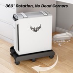 Topika Adjustable PC Tower Stand with Wheels, Computer CPU Stand