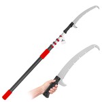 Topika Telescoping Pole Saw 136-536CM Tree Pruner for High Branch Cutting