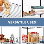 Topika - Kitchen Shelves 3/5-Tier, Kitchen Shelf Organiser for Home Decor