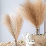 Topika Dried Pampas Grass Decor 30pcs 42cm Artificial Flower for Home Decor