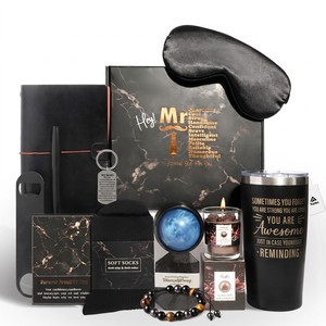 Topika 13-Piece Gift Set for Men, Self Care Gift Box for Him at Work & Home