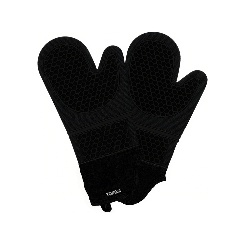 Topika - Silicone Oven Mitts Extra Long Heat Resistant 260 C - 2 Pack Topika - Silicone Oven Mitts Extra Long Heat Resistant 260 C - 2 Pack