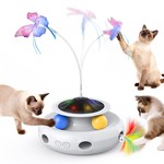 Topika Interactive Cat Toy, 3 in 1 Automatic Kitten Toy