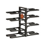 Topika - 8-Tier Pan Organiser Rack for Kitchen Adjustable Cabinet Storage