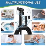 Topika Bidet Sprayer Handle for Toilets, Handheld Spray Kit