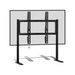 Topika Adjustable Table Top TV Stand with Heavy-Duty double tube Steel Base