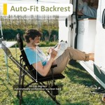 Topika Camping Chairs Portable Folding Camping Chair,Outdoor Folding Chair