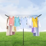 Topika Umbrella Clothesline Outdoor Drying Rack with Cover, 50m Line