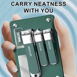 Topika - Nail Clippers Set, 10pcs Stainless Steel Large Nail Clippers Kit
