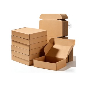 Topika Corrugated Mailer Box 25 Pack, Durable Shipping Boxes for Packaging