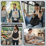 Topika Dog Carrier Hands Free Dog Sling Carrier for Small Dogs/Cats