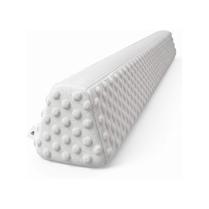 Topika 132cm Toddler Bed Edge Bumper with Soft Grey Minky Foam Barrier