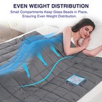 Topika Cooling Weighted Blanket for Adults, 6.8kg Heavy Blanket 152 x 203cm