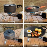 Topika Butane Gas Stove with foldable stand, 1400W Protable Camping stove
