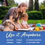 Topika Premium Waterproof Picnic Blanket for Families & Outdoor Adventures