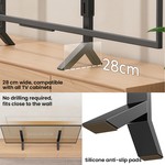 Topika Universal TV Stand, Height Adjustable, 70kg Load For 32-85" TVs