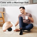 Topika - Plantar Fasciitis Night Splint Sock with Massage Ball and Foot Pad