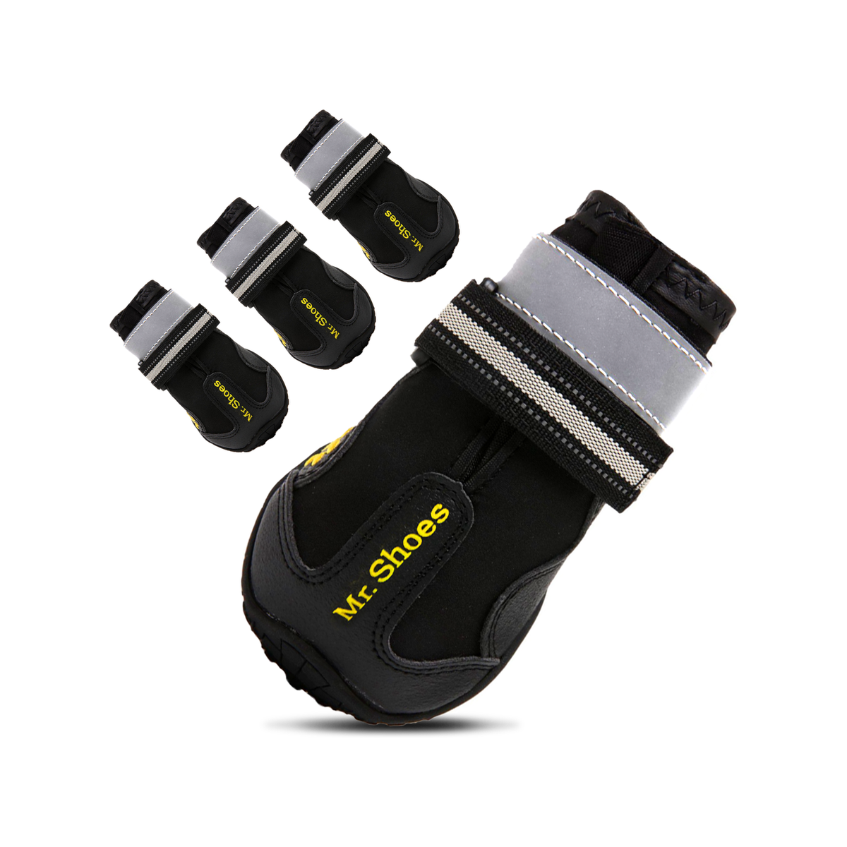 TopikaPet-Waterproof Dog Shoes, Reflective Straps, Anti-Slip Rubber Sole TopikaPet-Waterproof Dog Shoes, Reflective Straps, Anti-Slip Rubber Sole