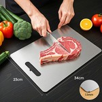 Topika Titanium Cutting Board, 100% Titanium Kitchen Chopping Board