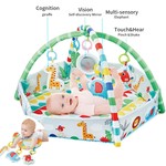 Topika 5-in-1 Baby Gym & Ball Pit with Sensory Toys, Tummy Time Mat
