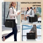 Topika Tote Bag for Women 15.6 Inch Laptop Bags Oxford Work Tote Bags