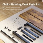 Topika Electric Standing Desk Memory Control &Height Adjustable Workstation